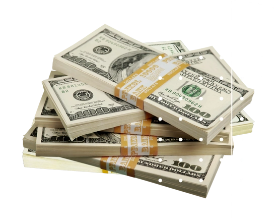 Money in stacks